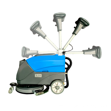 Shuojie Compact walk-behind floor scrubber or cleaning machine with folding handle
